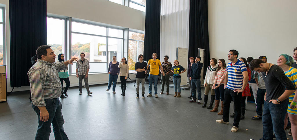 Each Faculty member in the department is a working professional – actors, directors, designers, playwrights, dramaturgs – who connect our students to the professional scene whenever possible.